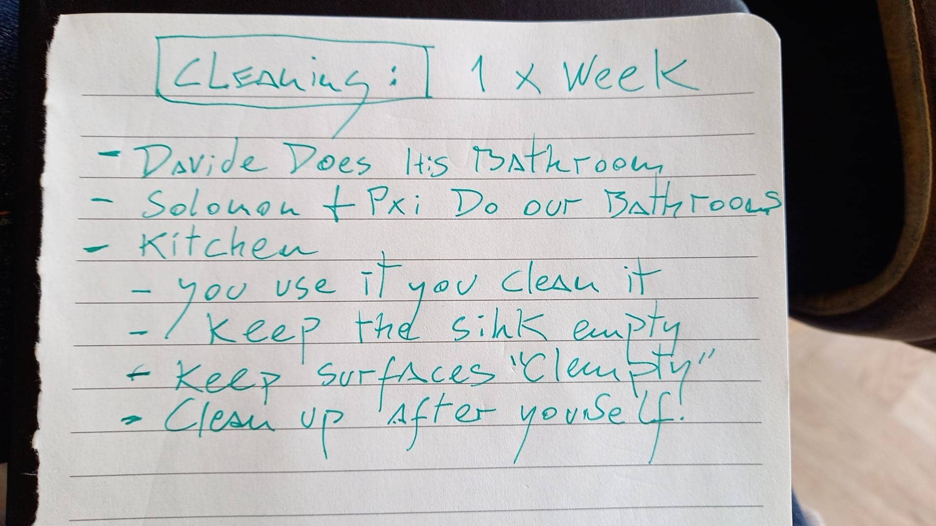 The original cleaning paper